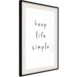 Arkiio Affisch Keep Life Simple [Poster] 30x45 Poster